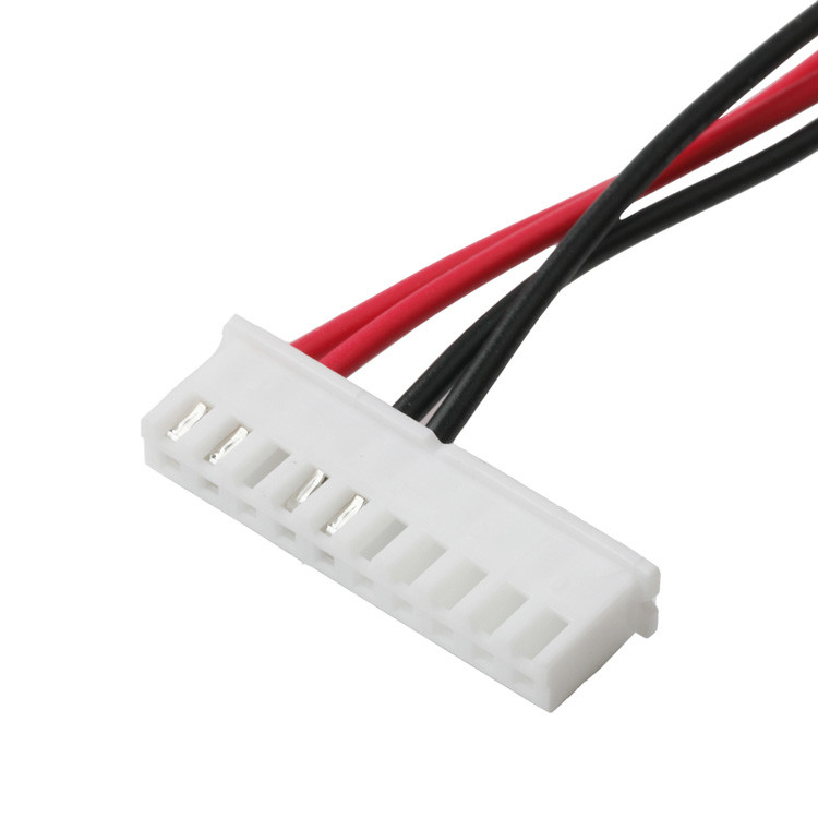 Montura de cabo OEM/ODM com um passo de 2,0 mm, conectando os conectores de fio XH-10P a SVM1.25-4 e SVS5.5-4P