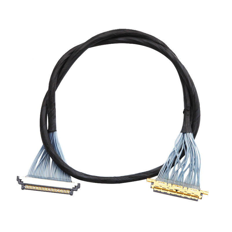 Kel Ssl20-30s ao passo 46 Calibre de diâmetro de fios do conjunto de cabo 0.5mm do Edp de I 20454-030 Lvds