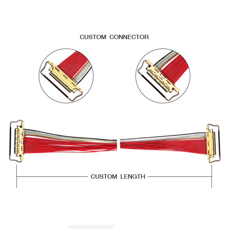 Pin 20453 CABLINE-VS do cabo 20 do passo 20453-220T-03 LVDS EDP de 0,5mm
