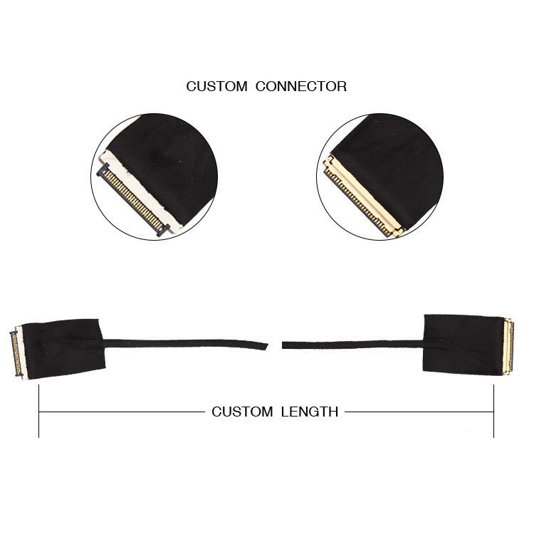 30 Pin 0,5 mm Pitch LVDS EDP Cable 20453-230t-03 para Kel Usl20-30s