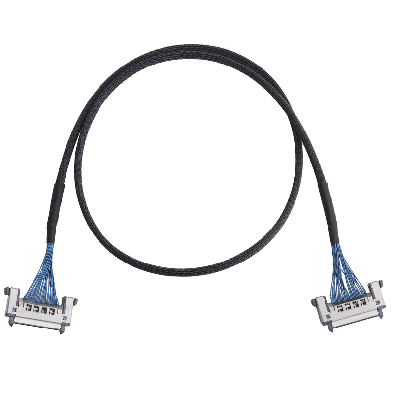 JAE FI-RE31CL ao chicote de fios personalizado cabo do fio do molex do passo do conjunto de cabo 0.3mm do FI RE31CL LCD Lvds