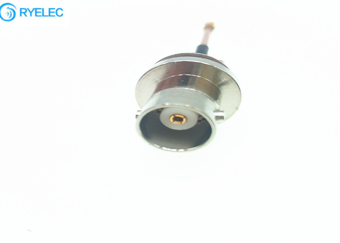 Reunião de cabo RF impermeável IP67 BNC mulher traseira blukhead para IPX UFL RG178 cabo de cavalo de cobre placado