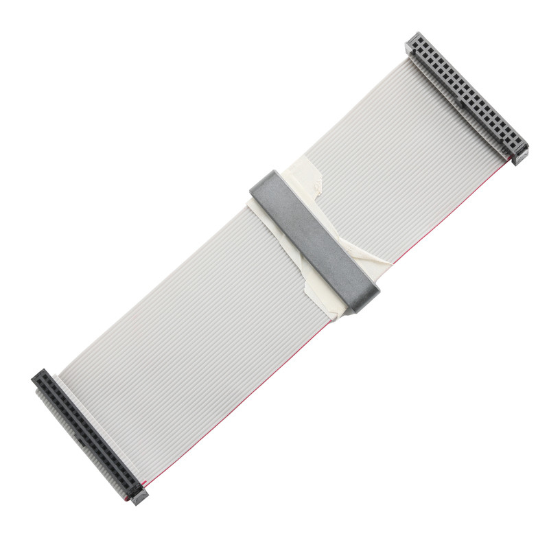 IDC FC-2*20P 40Pin Pitch 2,54mm Preto PBT+G/F UL2651 28AWG Idc Flat Ribbon Cable 1,27mm Pitch OEM/ODM