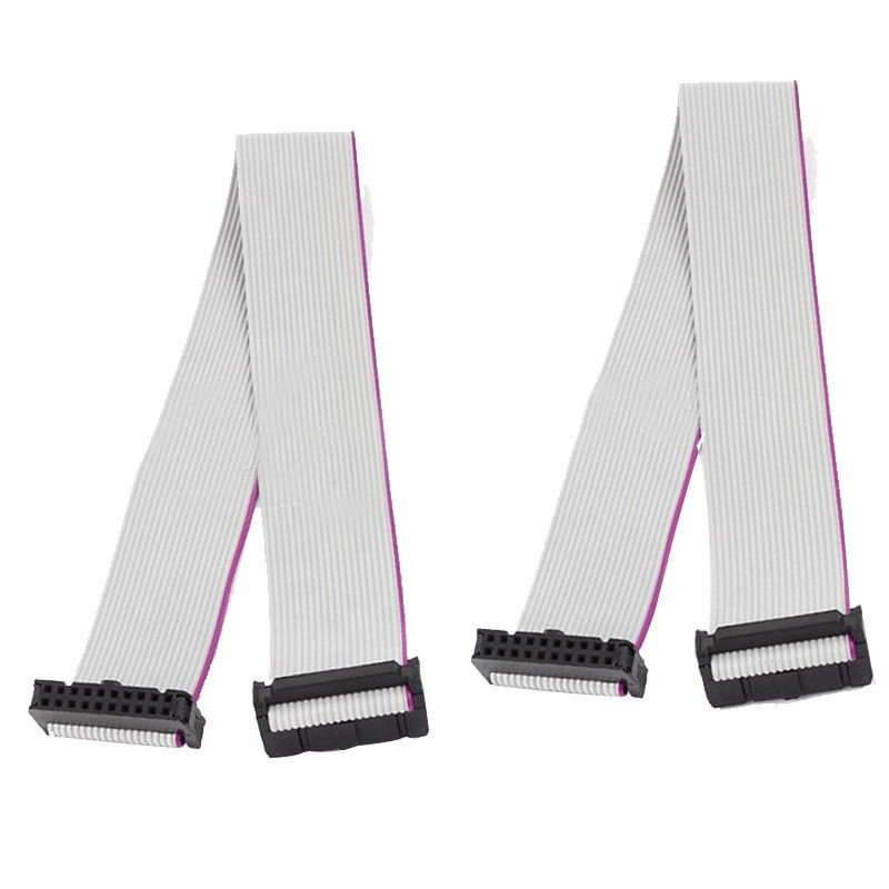 2.54 mm de altura Flat Flexible Ribbon Cable, 10 pin IDC Cable 60mm de comprimento