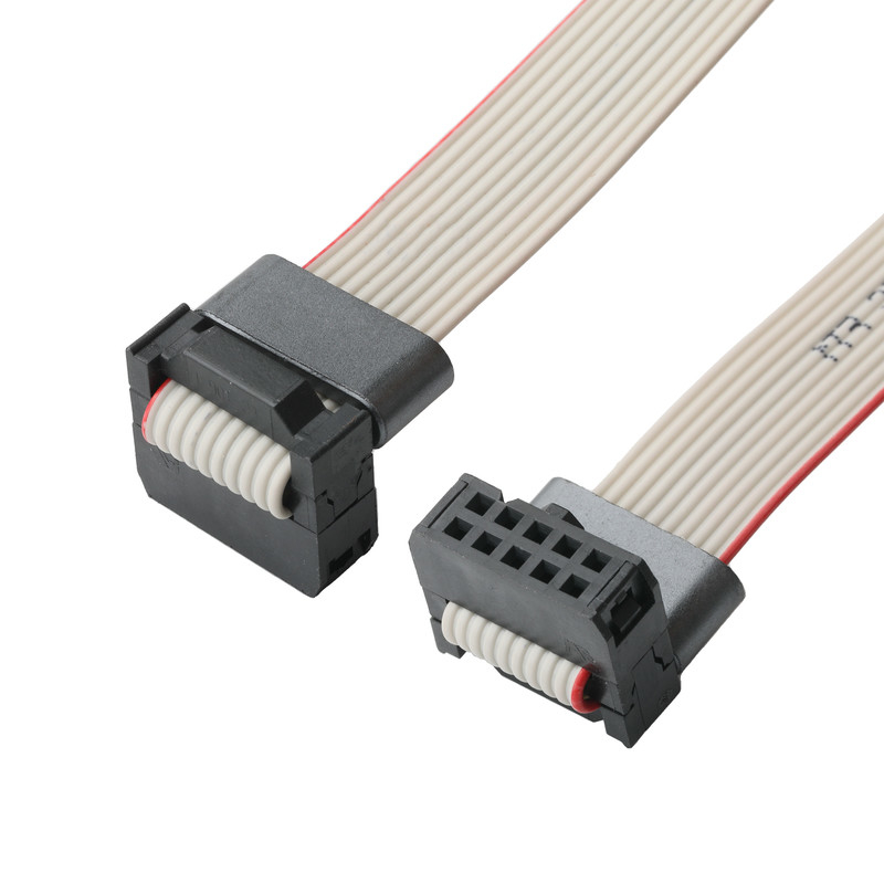 IDC FC-10Pin 2,54mm pitch UL2651 28AWG*10P Idc Flat Ribbon Cable 1,27mm Pitch 10 Pin Para OEM/ODM Eletrônico