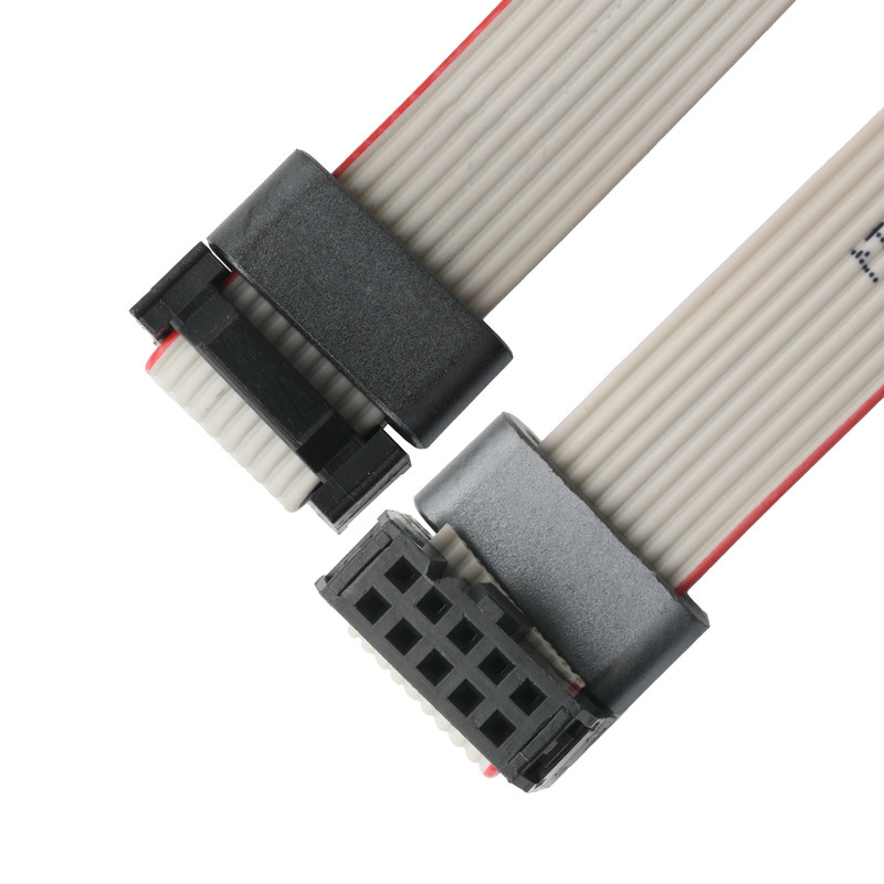 IDC FC-10Pin 2,54mm pitch UL2651 28AWG*10P Idc Flat Ribbon Cable 1,27mm Pitch 10 Pin Para OEM/ODM Eletrônico