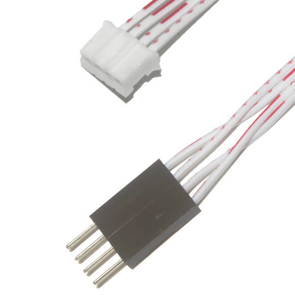 Conector Dupont de cabo de fita flácido flexível de 4 pines para cabo de modelo de helicóptero Rc