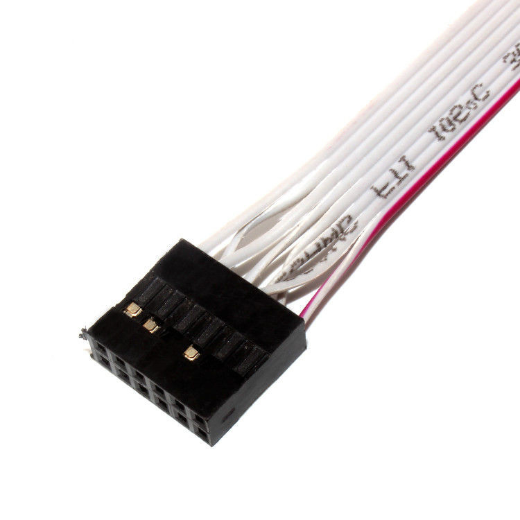 IDC 12 PIN Flat Flexible Ribbon Cable DF19 TO JST RF para cabo de alimentação PCBA
