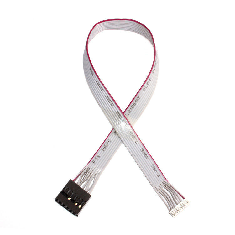 IDC 12 PIN Flat Flexible Ribbon Cable DF19 TO JST RF para cabo de alimentação PCBA