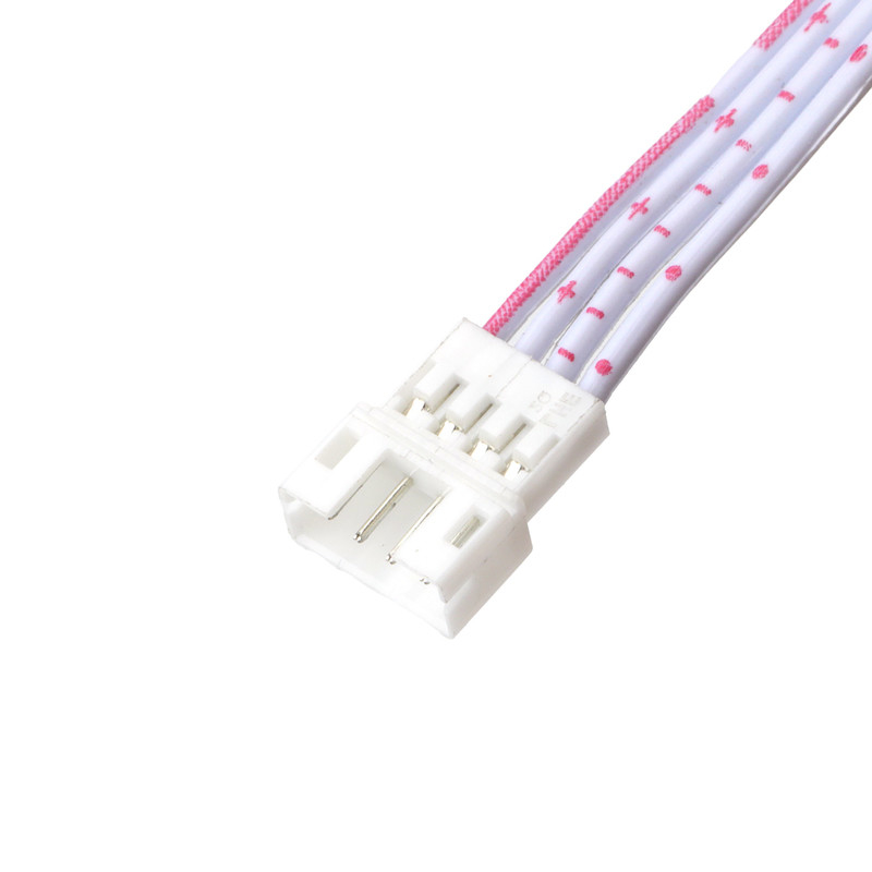 Conector LHE de 4 pines de cabo de fita plana flexível de macho para fêmea para projetos de áudio de engenharia eletrónica