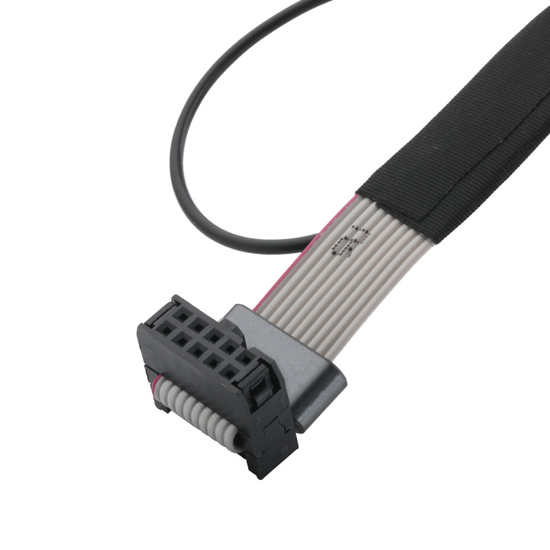 IDC FC-10P e TER M4 passo 1,27 mm Conector de cabo de solo com fio de anel UL2651 28AWG OEM / ODM