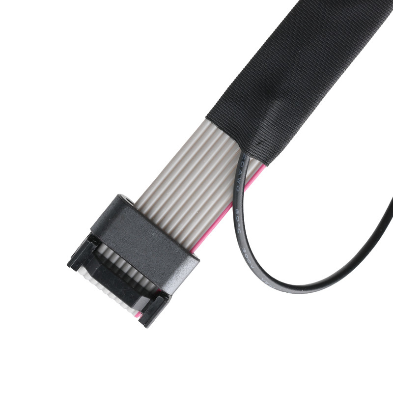 IDC FC-10P e TER M4 passo 1,27 mm Conector de cabo de solo com fio de anel UL2651 28AWG OEM / ODM