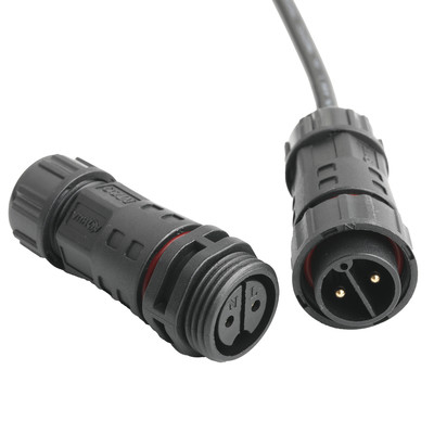 Cabo de alimentação circular à prova d'água M20 Macho Para Pitch 2.0 JST PHR-6 Wire UL2464 24AWGX5C