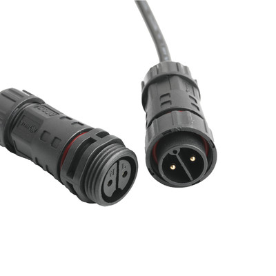 Cabo de alimentação circular à prova d'água M20 Macho Para Pitch 2.0 JST PHR-6 Wire UL2464 24AWGX5C