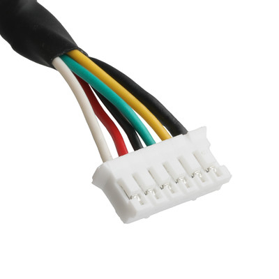 Cabo de alimentação circular à prova d'água M20 Macho Para Pitch 2.0 JST PHR-6 Wire UL2464 24AWGX5C