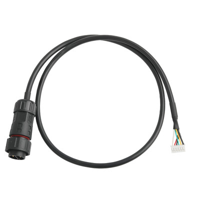 Cabo de alimentação circular à prova d'água M20 Macho Para Pitch 2.0 JST PHR-6 Wire UL2464 24AWGX5C