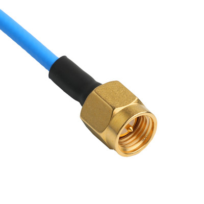 ROHS Low PIM Flex TFT-5G-402 RF Cabo Coaxial Duplo Escondido com Capa FEP Azul OEM/ODM