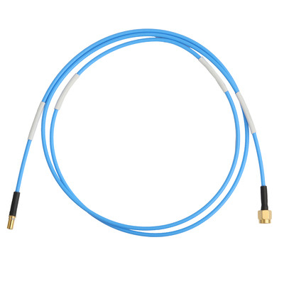 ROHS Low PIM Flex TFT-5G-402 RF Cabo Coaxial Duplo Escondido com Capa FEP Azul OEM/ODM