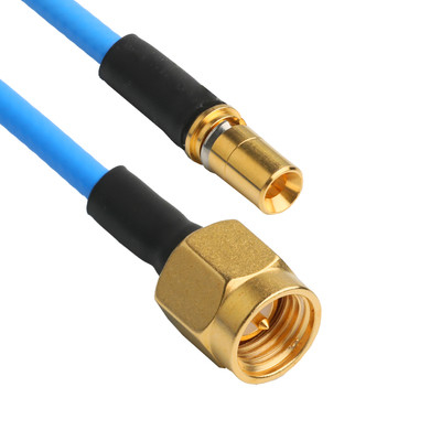 ROHS Low PIM Flex TFT-5G-402 RF Cabo Coaxial Duplo Escondido com Capa FEP Azul OEM/ODM