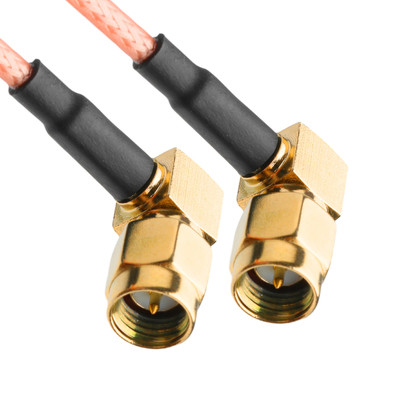 ROHS RF Conectores coaxial RG316 Cabo RA SMA Plug Conector de cabo Plug