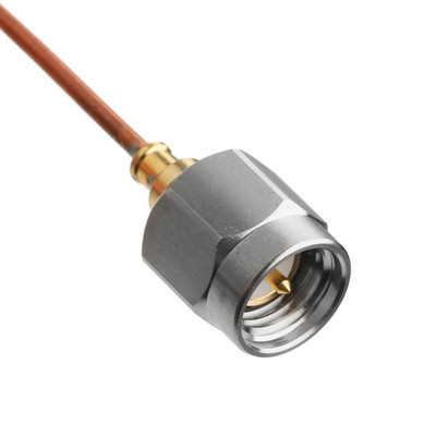 SR047 Conectores coaxial RF semi-rígidos VITA 67 SMPM Plug reta para SMA Plug reta masculina