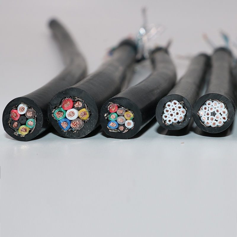Cable de jaqueta de pitch UL2464 20AWG*6C OD6.4mm preto