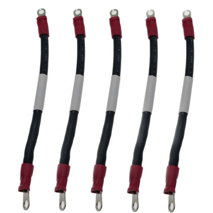 Terminal de crimpagem bimetálico isolado de 600V conector M5 com comprimento personalizável para aplicações eletrônicas