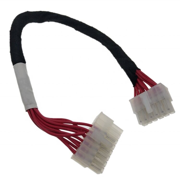 Chicote de fios personalizado para circuitos eletrônicos com conector Micro-Fit 4.2 de 12 pinos, 16 pinos, 20AWG