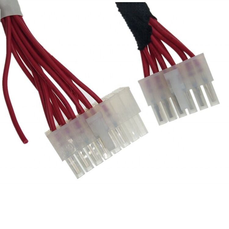 Chicote de fios personalizado para circuitos eletrônicos com conector Micro-Fit 4.2 de 12 pinos, 16 pinos, 20AWG