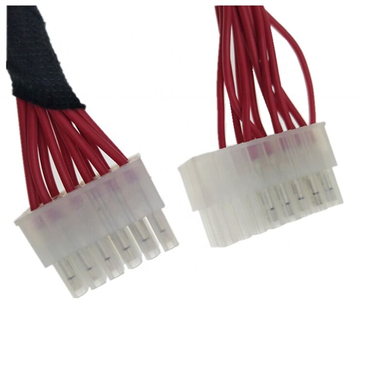 Chicote de fios personalizado para circuitos eletrônicos com conector Micro-Fit 4.2 de 12 pinos, 16 pinos, 20AWG