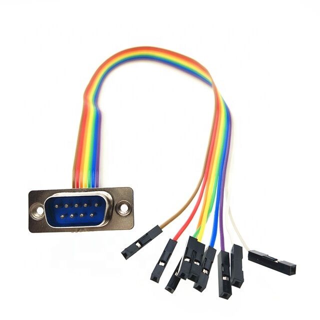 Comprimento personalizado 2,54 mm Pitch RoHS certificado Flat Ribbon Cable para DB9 Dupont conector
