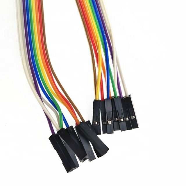 Comprimento personalizado 2,54 mm Pitch RoHS certificado Flat Ribbon Cable para DB9 Dupont conector