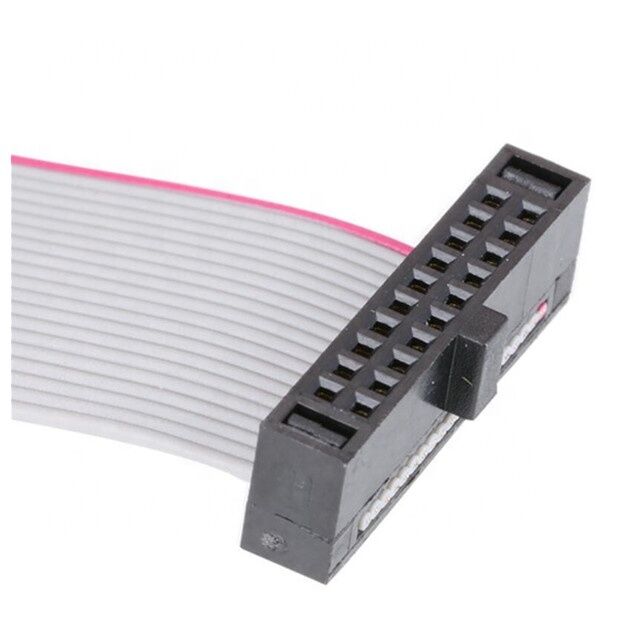 1.27mm Pitch 30AWG Conector IDC Revestido em Ouro Flexível Flat Ribbon Cable para Eletrônica