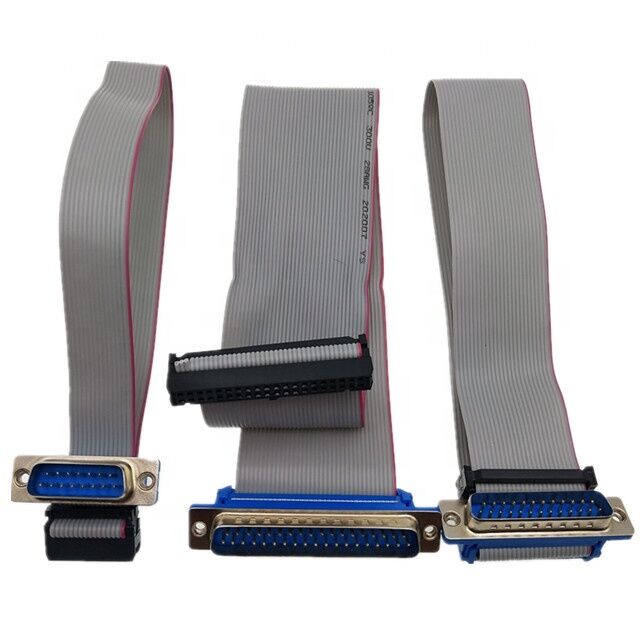 1.27mm Pitch 30AWG Conector IDC Revestido em Ouro Flexível Flat Ribbon Cable para Eletrônica