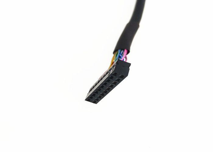 2*10 terminal do friso do Pin de  DF19G-20S-1C 20 do cabo do Pin Lcd Lvds às fileiras do passo 2 de Du Pont 2mm