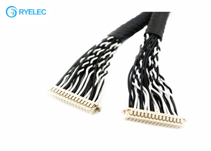 2*15 conector do conjunto de cabo DF13-30DS-1.25C do Pin  LVDS com passo de 1.25mm
