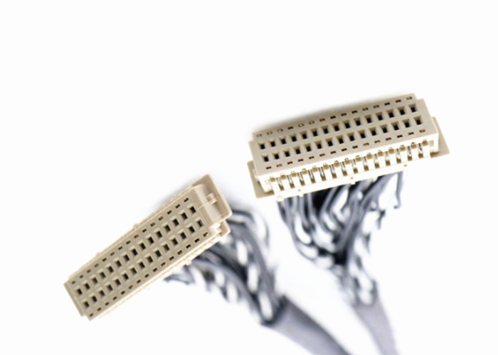 2*15 conector do conjunto de cabo DF13-30DS-1.25C do Pin  LVDS com passo de 1.25mm