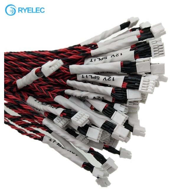 Custom 4pin JST GH 1.25mm Wire Harness with Pure Copper Conductor and Customized Length for Home Appliances