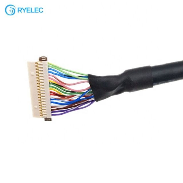 RY Venda Quente 30pin DF19 para DF19 Hirose 1.0mm Pitch Universal Lvds Cabos para Monitor de TV LCD do Painel do Motorista