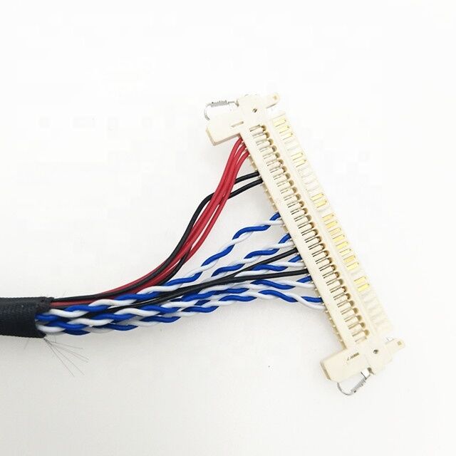 Cabo Lvds de 1 mm de passo 30 pinos para painel LCD, substitui JAE FI-X30HL para Dupont 2*15 pinos de 2,0 mm de passo