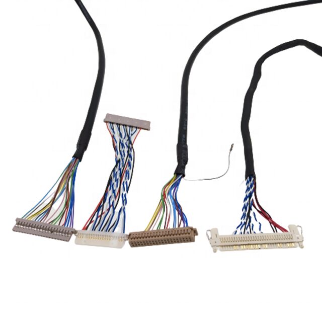 Arneses de arame e montagem de cabos micro-coaxial