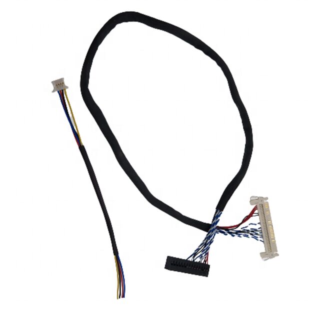 Arneses de arame e montagem de cabos micro-coaxial