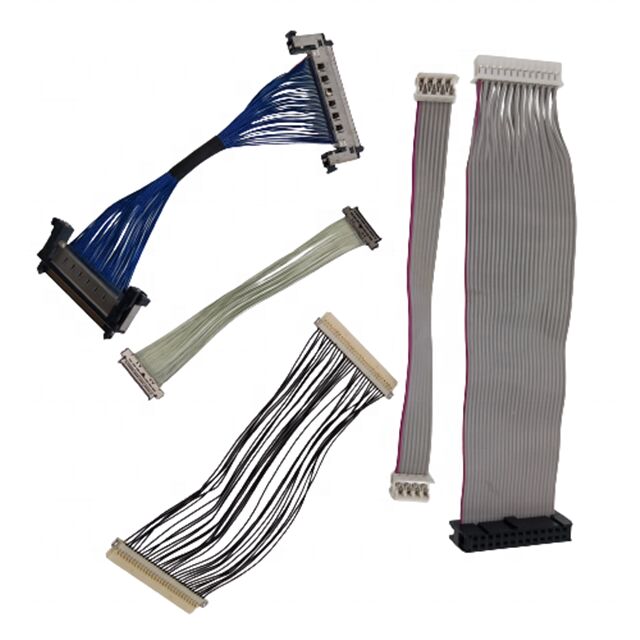 Arneses de arame e montagem de cabos micro-coaxial