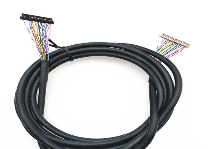 Conjunto de cabo do conector LVDS do Pin DF13 de  40 a JAE  FI - conector de S20S 1.25mm