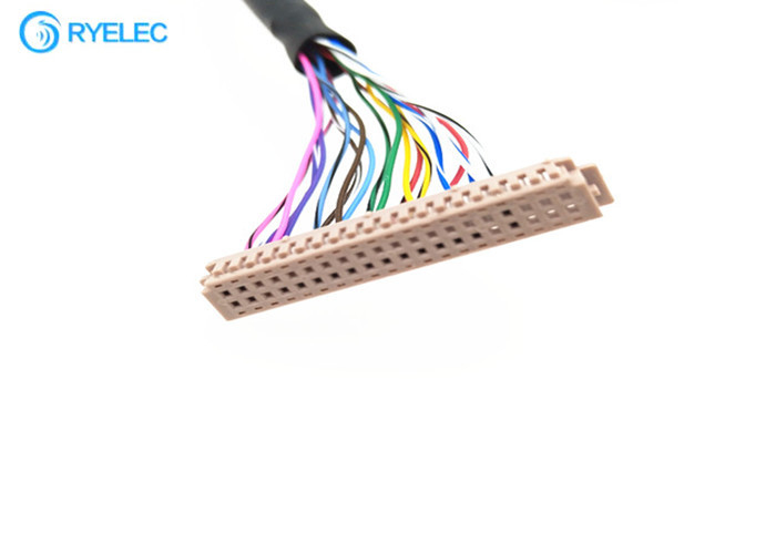 Conjunto de cabo do conector LVDS do Pin DF13 de  40 a JAE  FI - conector de S20S 1.25mm