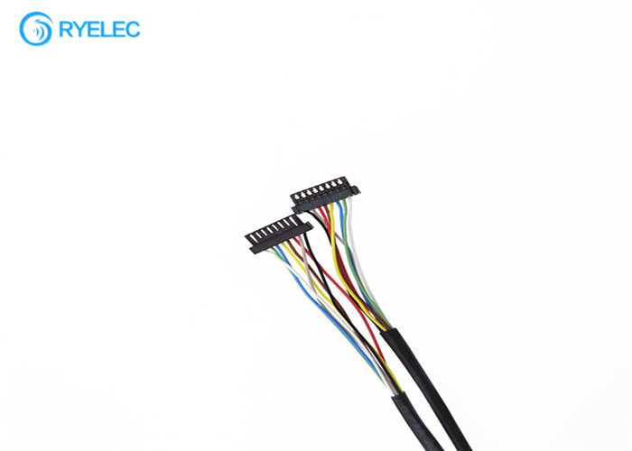 Calibre de diâmetro de fios do conector UL10064 32 do passo das cablagens 0.8mm de  DF52-8P-0.8C auto