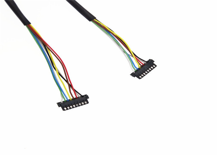 Calibre de diâmetro de fios do conector UL10064 32 do passo das cablagens 0.8mm de  DF52-8P-0.8C auto