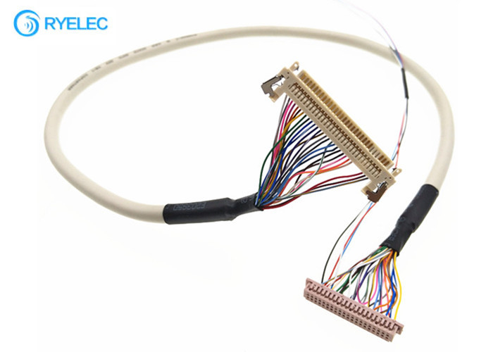 JAE FI-X30HL travou o tipo 30PIN ao cabo de  DF13 40pin Lvds para o vídeo conduzido da tevê do painel