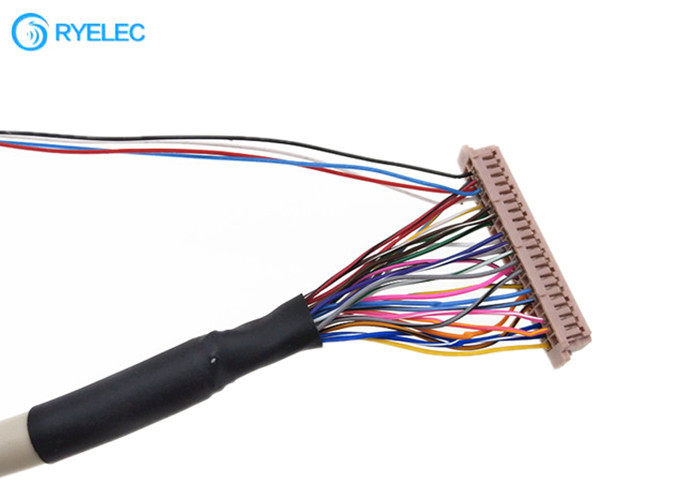 JAE FI-X30HL travou o tipo 30PIN ao cabo de  DF13 40pin Lvds para o vídeo conduzido da tevê do painel