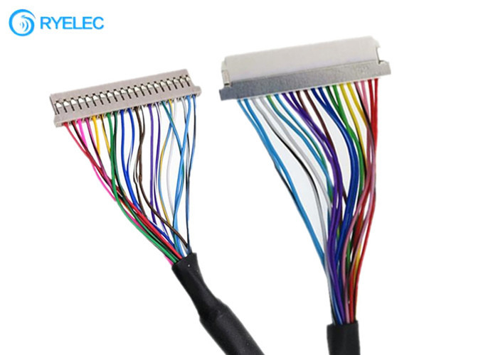 passo DF14 de 20pin 1.0mm ao cabo do conector LVDS de DF19  para a máquina de descascamento com UL20276